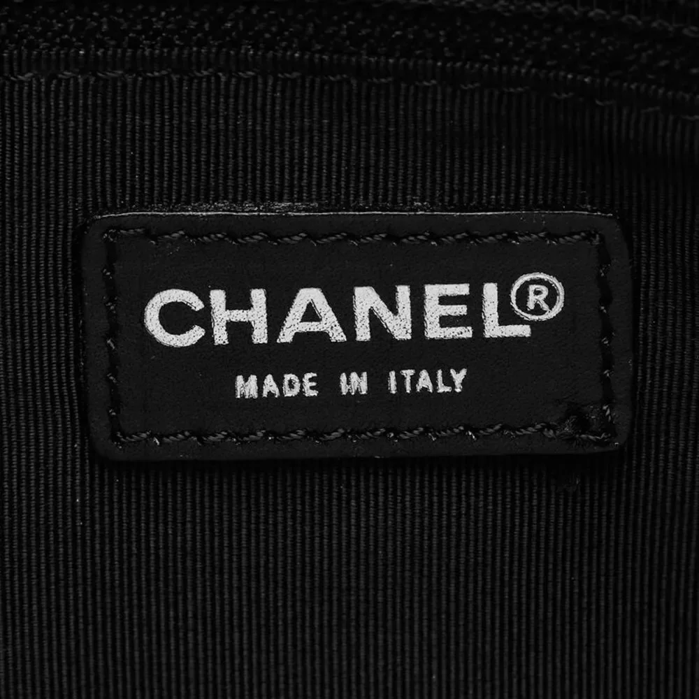 Chanel Vintage Lambskin Chocolate Bar Tote
